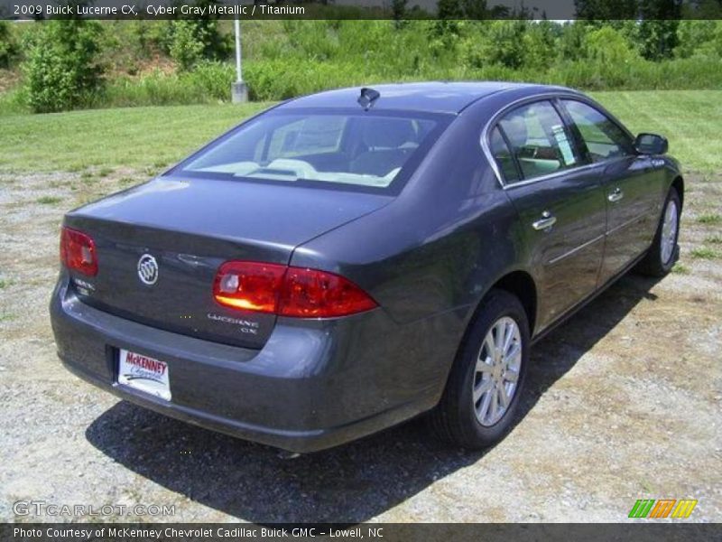 Cyber Gray Metallic / Titanium 2009 Buick Lucerne CX