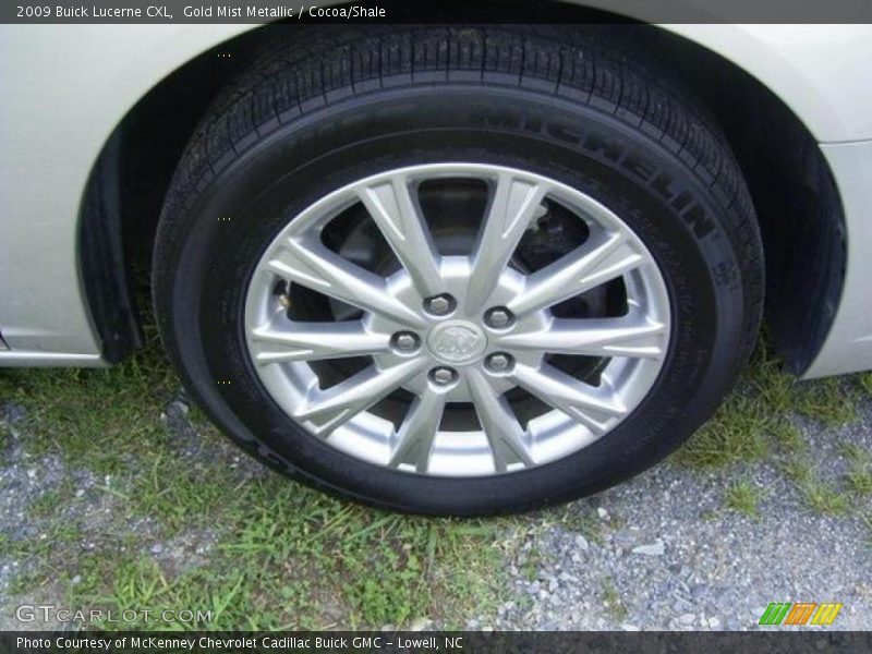 Gold Mist Metallic / Cocoa/Shale 2009 Buick Lucerne CXL