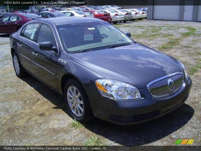 Cyber Gray Metallic / Titanium 2009 Buick Lucerne CX