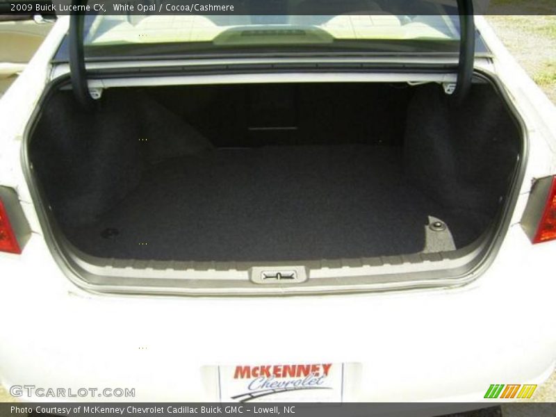 White Opal / Cocoa/Cashmere 2009 Buick Lucerne CX