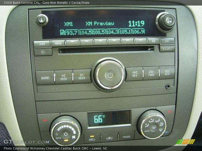 Gold Mist Metallic / Cocoa/Shale 2009 Buick Lucerne CXL