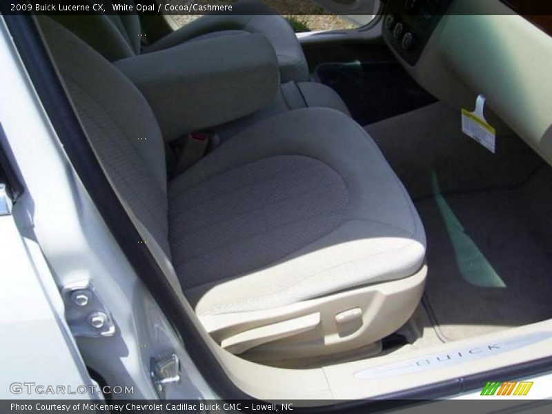 White Opal / Cocoa/Cashmere 2009 Buick Lucerne CX