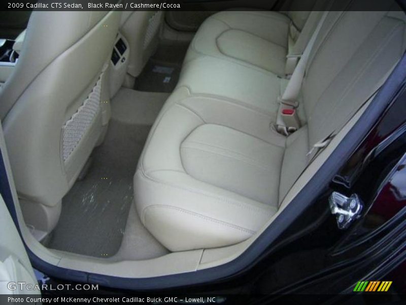 Black Raven / Cashmere/Cocoa 2009 Cadillac CTS Sedan