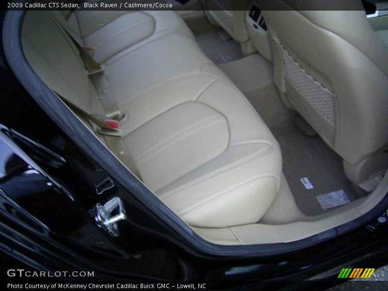 Black Raven / Cashmere/Cocoa 2009 Cadillac CTS Sedan