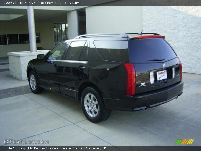 Black Raven / Cocoa/Cashmere 2009 Cadillac SRX V6