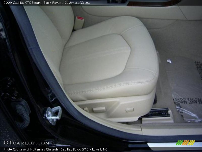 Black Raven / Cashmere/Cocoa 2009 Cadillac CTS Sedan