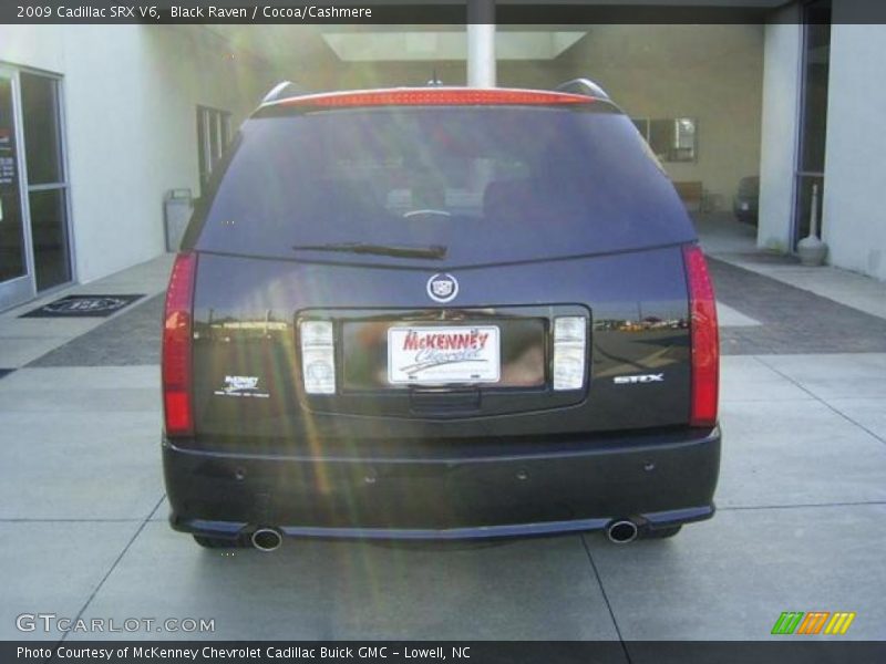 Black Raven / Cocoa/Cashmere 2009 Cadillac SRX V6