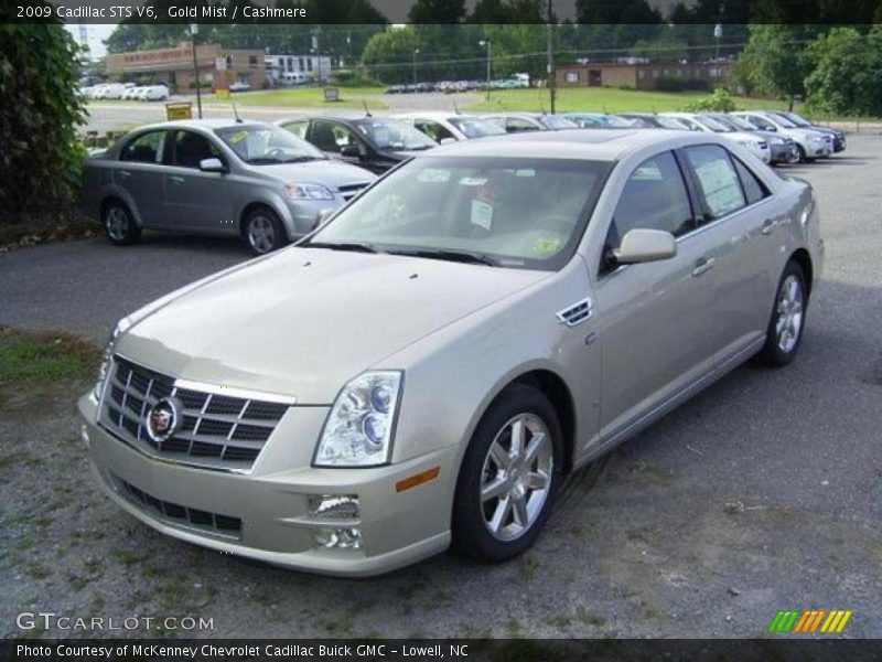Gold Mist / Cashmere 2009 Cadillac STS V6