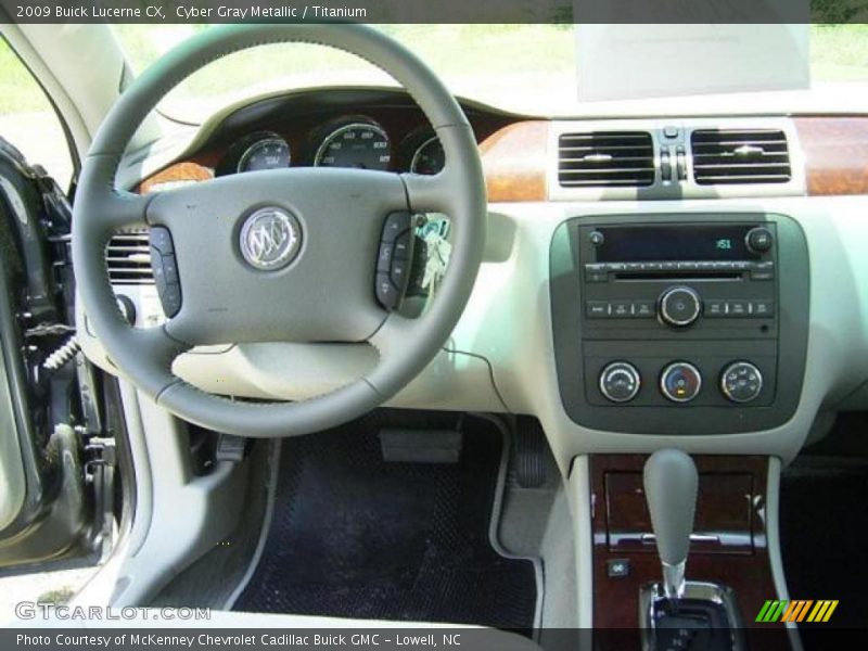 Cyber Gray Metallic / Titanium 2009 Buick Lucerne CX
