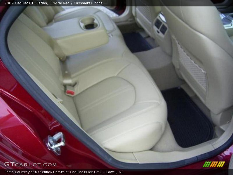 Crystal Red / Cashmere/Cocoa 2009 Cadillac CTS Sedan