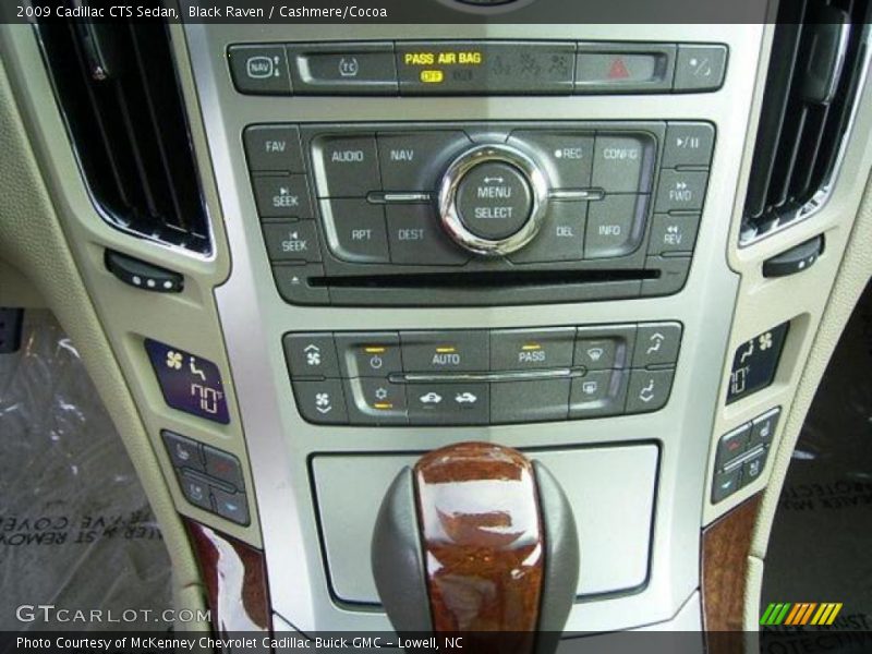 Black Raven / Cashmere/Cocoa 2009 Cadillac CTS Sedan