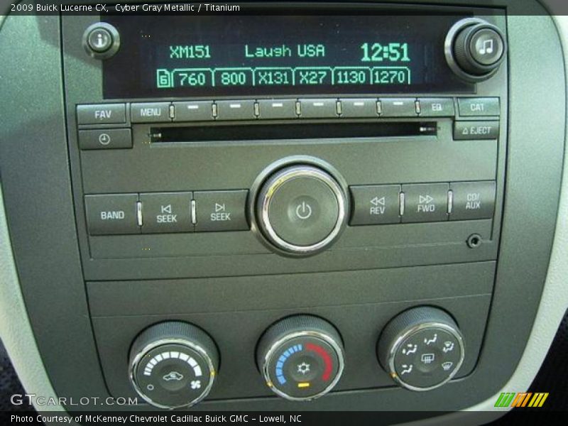 Cyber Gray Metallic / Titanium 2009 Buick Lucerne CX