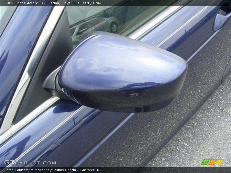 Royal Blue Pearl / Gray 2009 Honda Accord LX-P Sedan