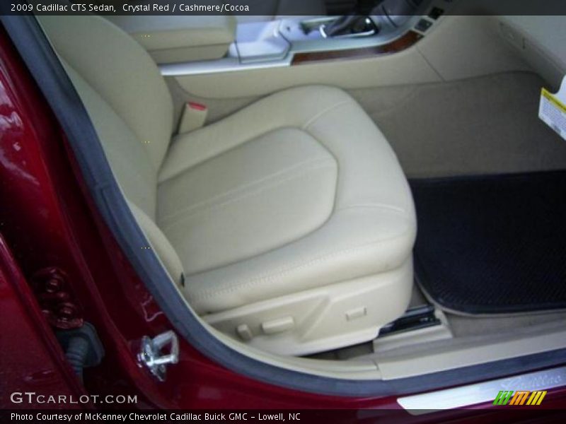 Crystal Red / Cashmere/Cocoa 2009 Cadillac CTS Sedan