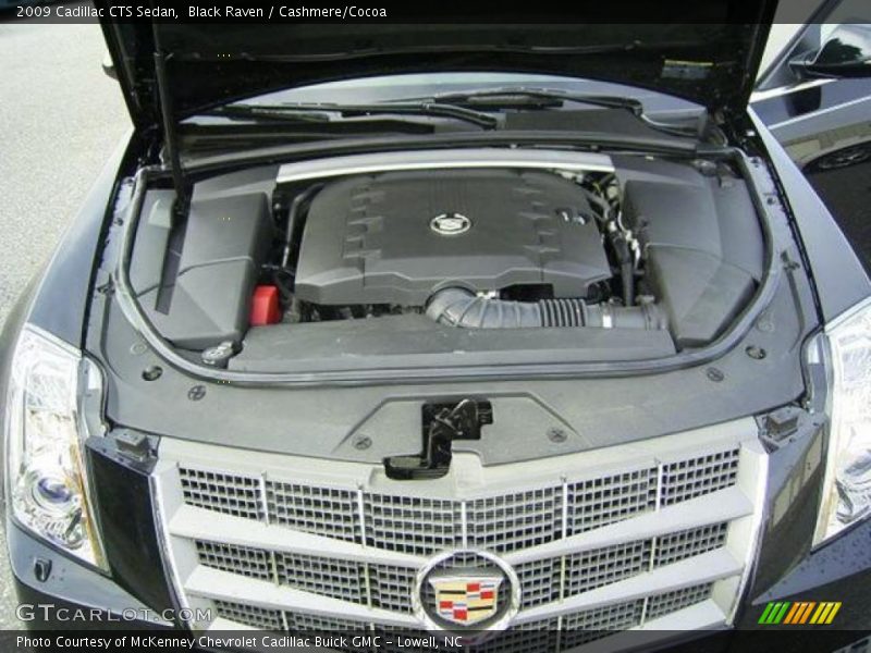 Black Raven / Cashmere/Cocoa 2009 Cadillac CTS Sedan