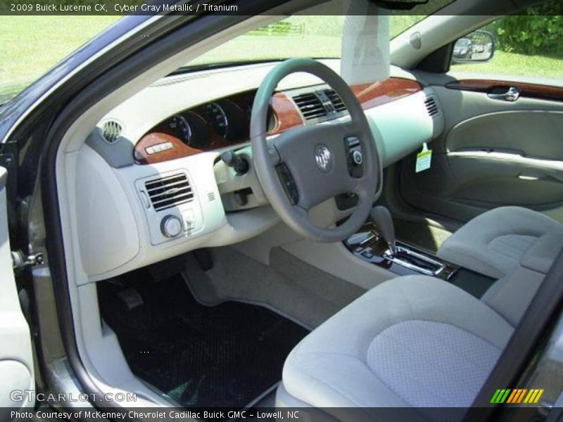Cyber Gray Metallic / Titanium 2009 Buick Lucerne CX