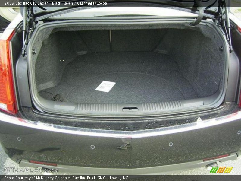 Black Raven / Cashmere/Cocoa 2009 Cadillac CTS Sedan