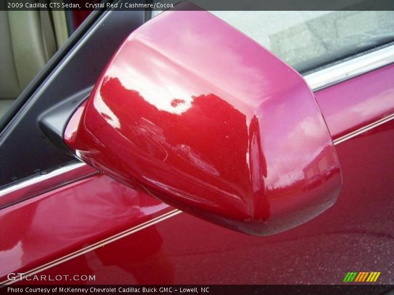Crystal Red / Cashmere/Cocoa 2009 Cadillac CTS Sedan