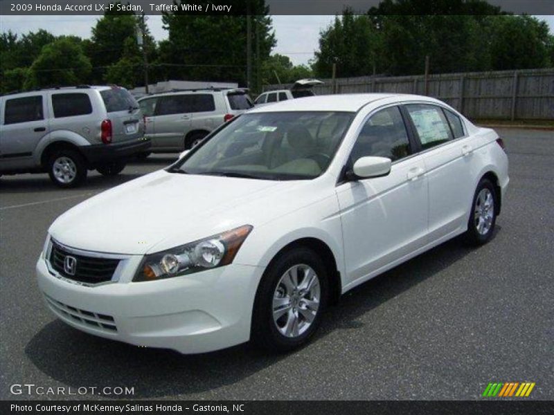Taffeta White / Ivory 2009 Honda Accord LX-P Sedan