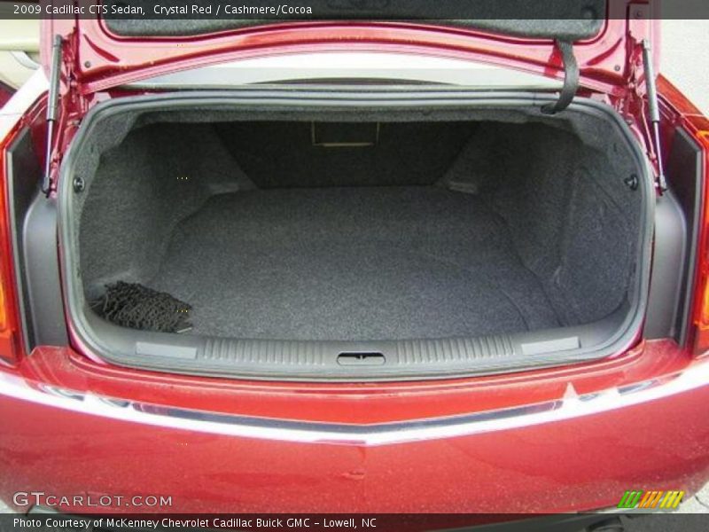 Crystal Red / Cashmere/Cocoa 2009 Cadillac CTS Sedan