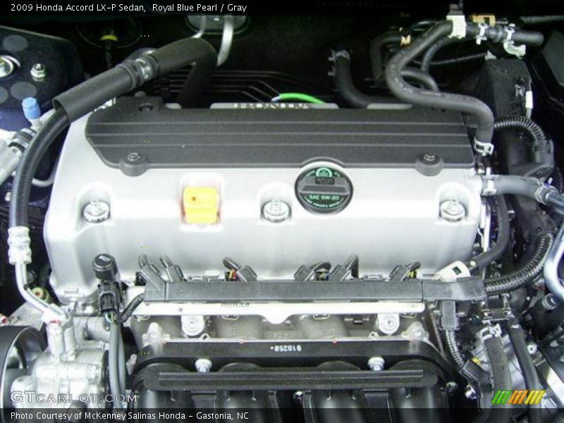 Royal Blue Pearl / Gray 2009 Honda Accord LX-P Sedan