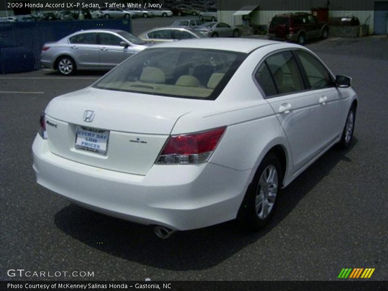 Taffeta White / Ivory 2009 Honda Accord LX-P Sedan