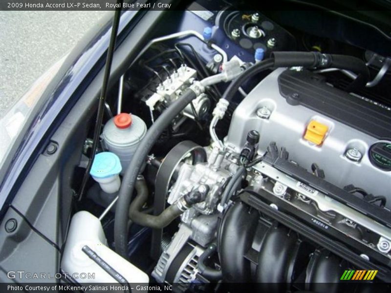 Royal Blue Pearl / Gray 2009 Honda Accord LX-P Sedan
