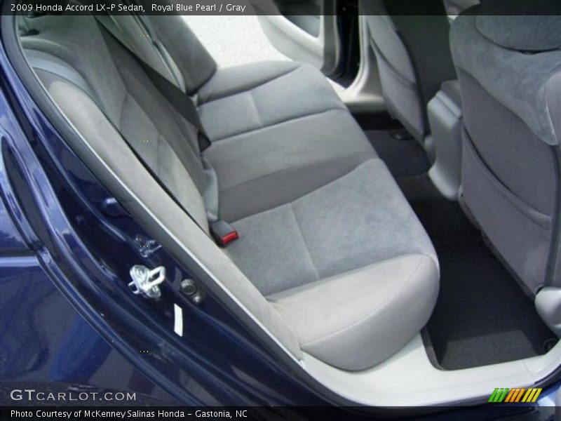 Royal Blue Pearl / Gray 2009 Honda Accord LX-P Sedan