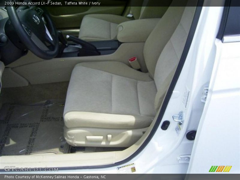Taffeta White / Ivory 2009 Honda Accord LX-P Sedan