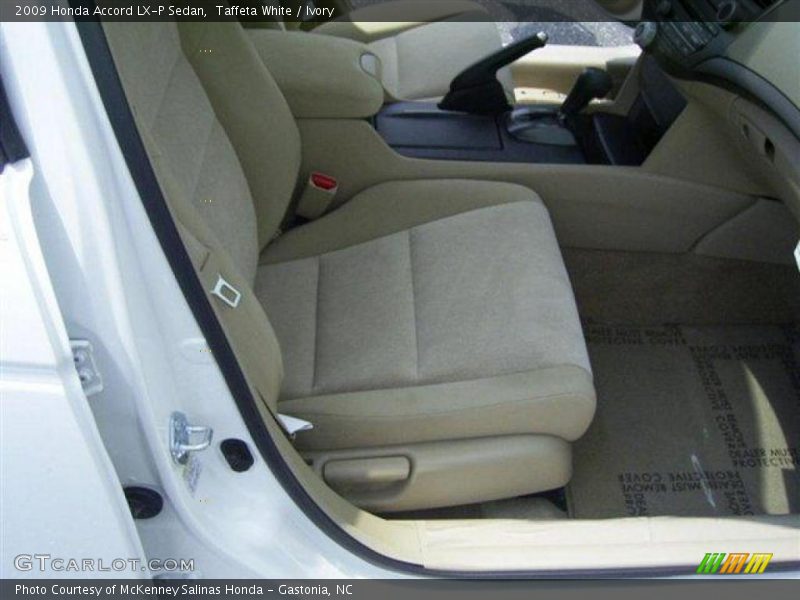 Taffeta White / Ivory 2009 Honda Accord LX-P Sedan