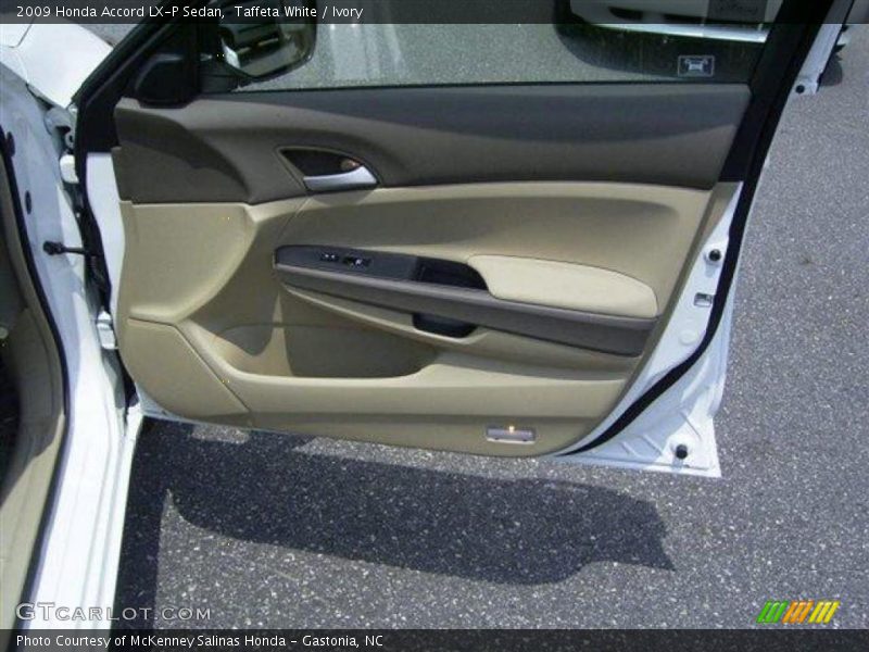 Taffeta White / Ivory 2009 Honda Accord LX-P Sedan