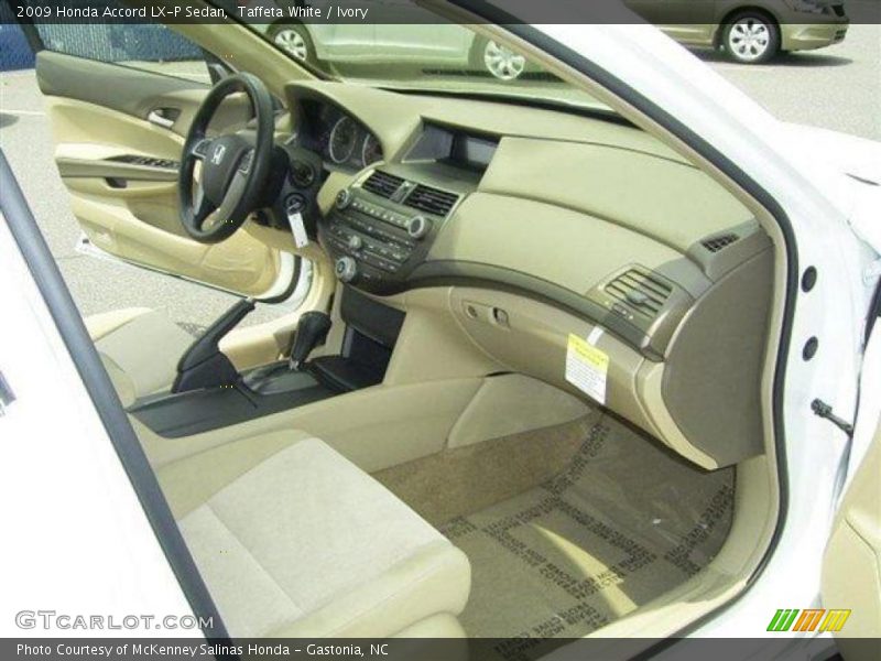 Taffeta White / Ivory 2009 Honda Accord LX-P Sedan