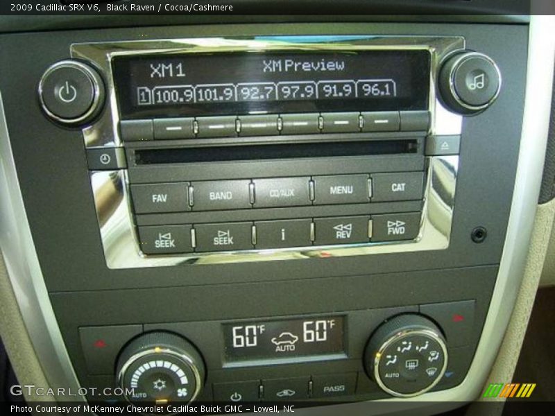 Black Raven / Cocoa/Cashmere 2009 Cadillac SRX V6