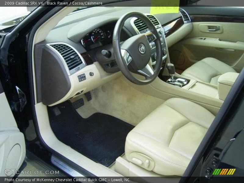 Black Raven / Cocoa/Cashmere 2009 Cadillac SRX V6