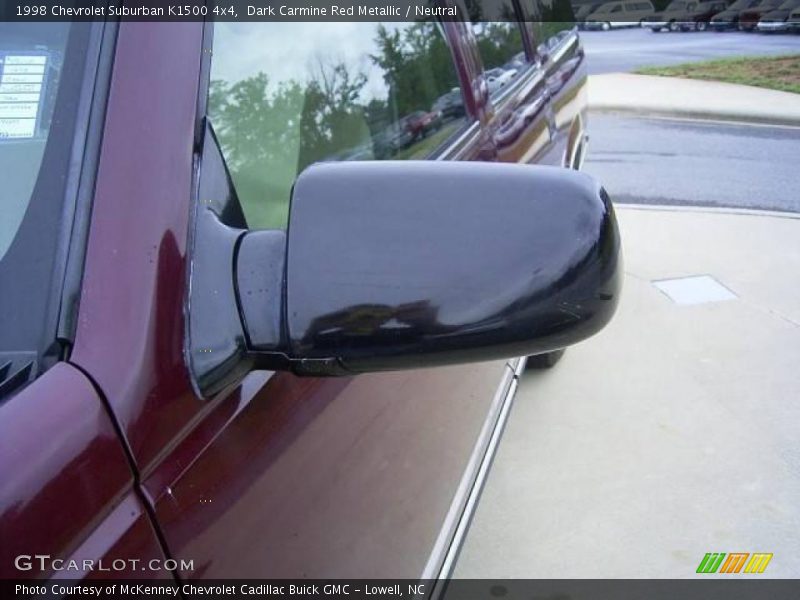 Dark Carmine Red Metallic / Neutral 1998 Chevrolet Suburban K1500 4x4