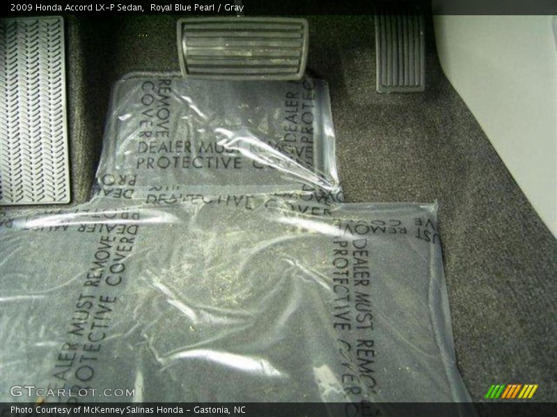 Royal Blue Pearl / Gray 2009 Honda Accord LX-P Sedan