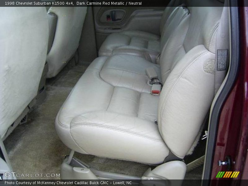 Dark Carmine Red Metallic / Neutral 1998 Chevrolet Suburban K1500 4x4
