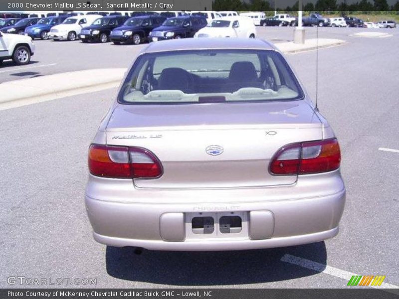 Sandrift Metallic / Gray 2000 Chevrolet Malibu LS Sedan