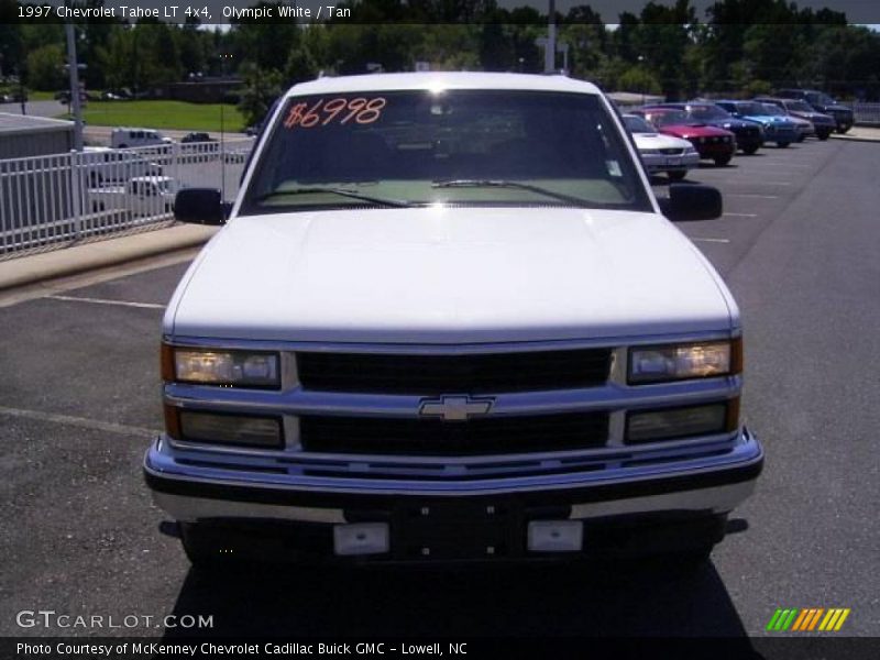 Olympic White / Tan 1997 Chevrolet Tahoe LT 4x4