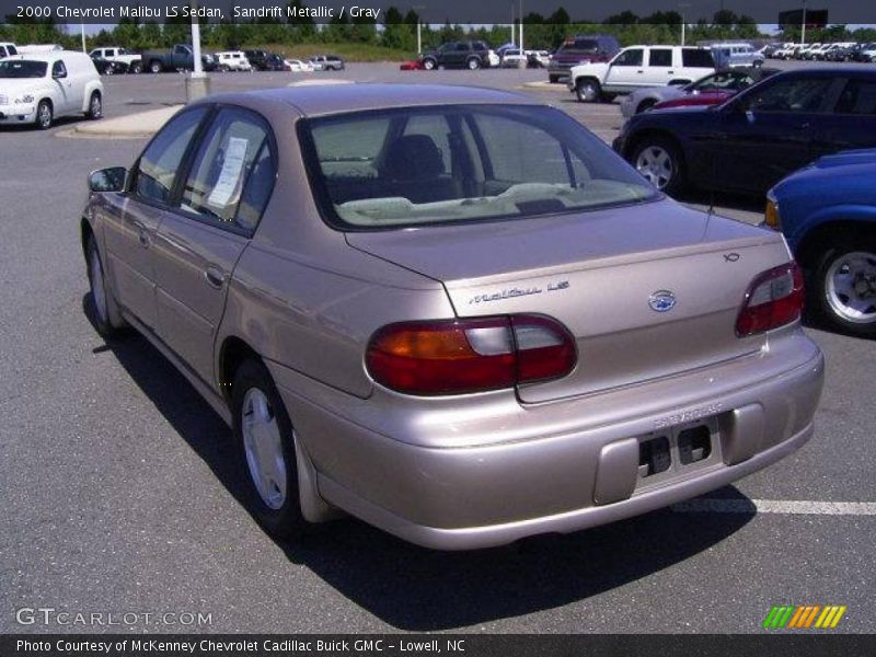 Sandrift Metallic / Gray 2000 Chevrolet Malibu LS Sedan