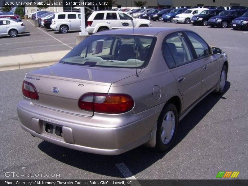 Sandrift Metallic / Gray 2000 Chevrolet Malibu LS Sedan