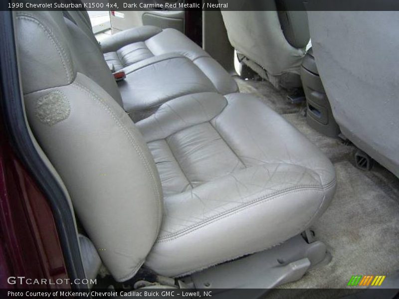Dark Carmine Red Metallic / Neutral 1998 Chevrolet Suburban K1500 4x4