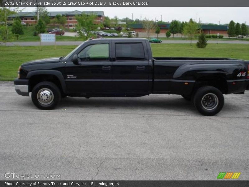 Black / Dark Charcoal 2003 Chevrolet Silverado 3500 LS Crew Cab 4x4 Dually