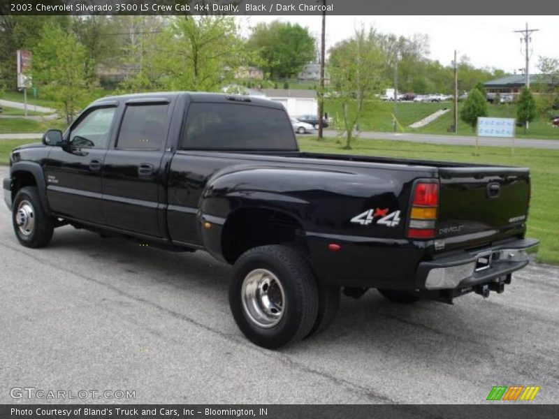 Black / Dark Charcoal 2003 Chevrolet Silverado 3500 LS Crew Cab 4x4 Dually
