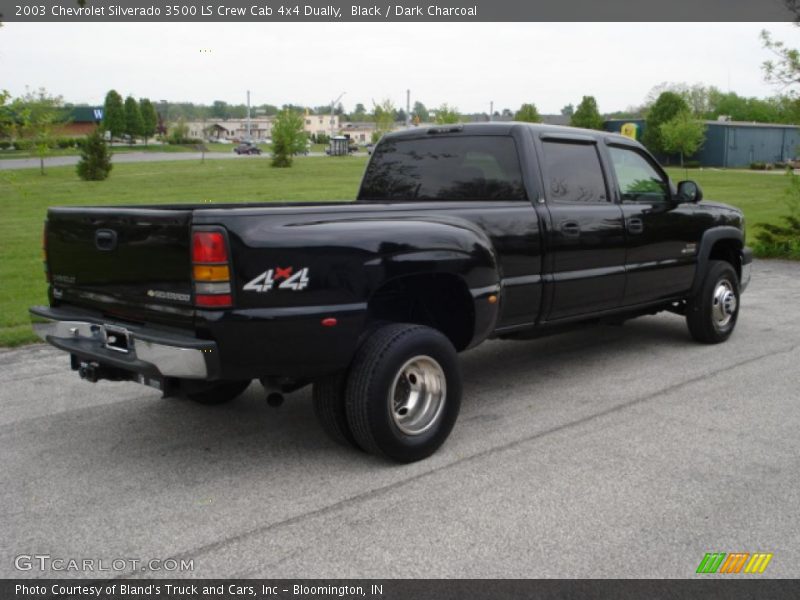 Black / Dark Charcoal 2003 Chevrolet Silverado 3500 LS Crew Cab 4x4 Dually