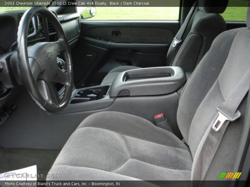 Black / Dark Charcoal 2003 Chevrolet Silverado 3500 LS Crew Cab 4x4 Dually