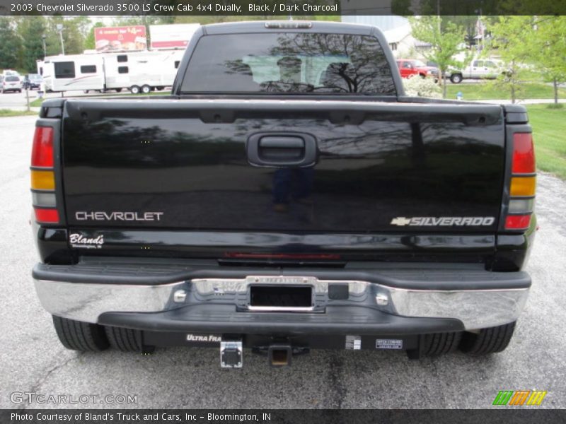 Black / Dark Charcoal 2003 Chevrolet Silverado 3500 LS Crew Cab 4x4 Dually