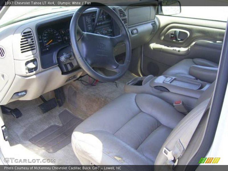 Olympic White / Tan 1997 Chevrolet Tahoe LT 4x4