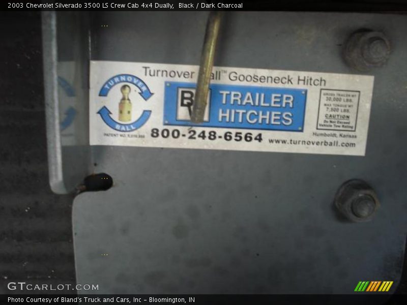 Black / Dark Charcoal 2003 Chevrolet Silverado 3500 LS Crew Cab 4x4 Dually
