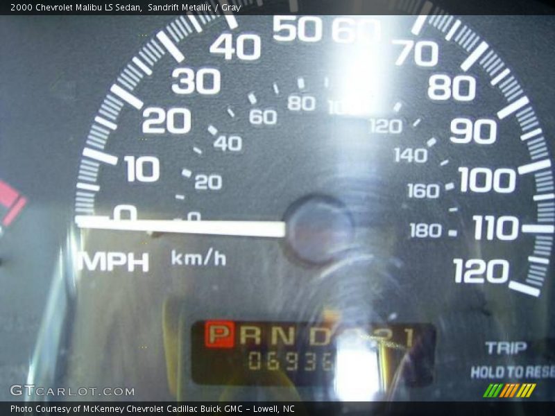 Sandrift Metallic / Gray 2000 Chevrolet Malibu LS Sedan